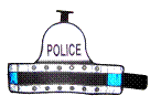 police strobe lights and LED's come no more effective than this police LED armband. Provide 360 degree of blue LED light output ideal for use by motorway police, mounted police units such as horse police and police cyclists. Police mounted sections benefit by being able to attach the armband to the person affording the police hourse and rider 360 degree light output. Police bike units and police cyclists benefit in the same way.